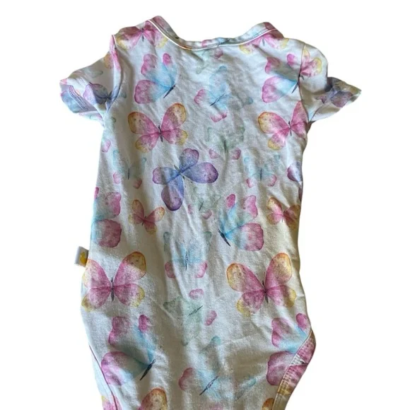 Posh Peanut Parz Multicolor Butterfly Bodysuit NB - Picture 4 of 5